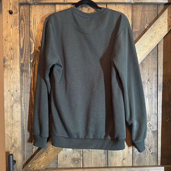 Denim & Flower Men Ricky Singh Merry Christmas Bear Long Sleeve Sweatshirt Large - Picture 4 of 8